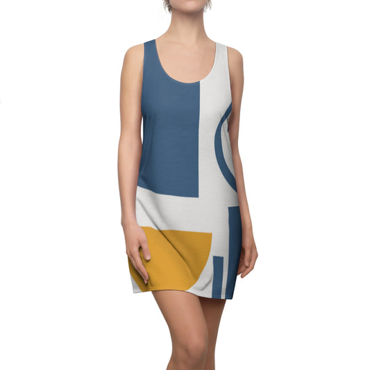 "Blue Block" Racerback Dress