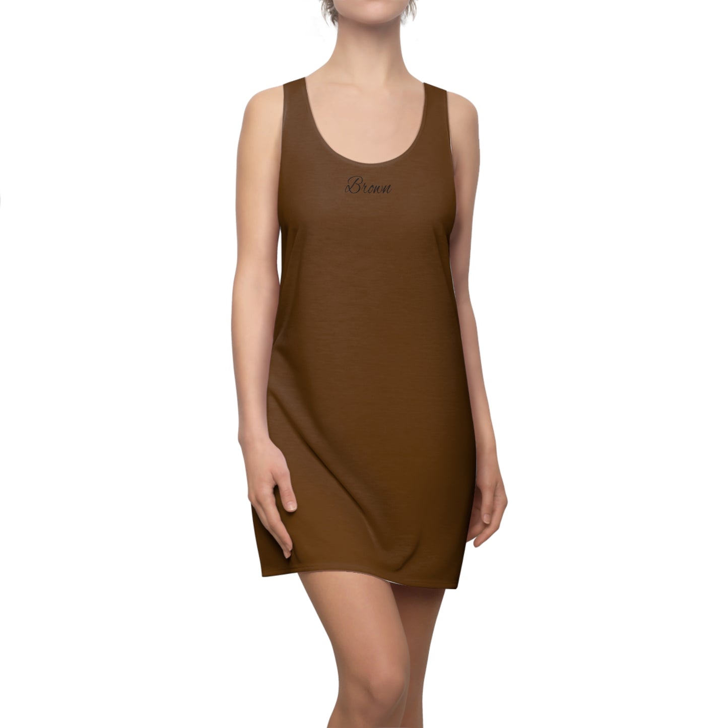 "Brown" Racerback Dress