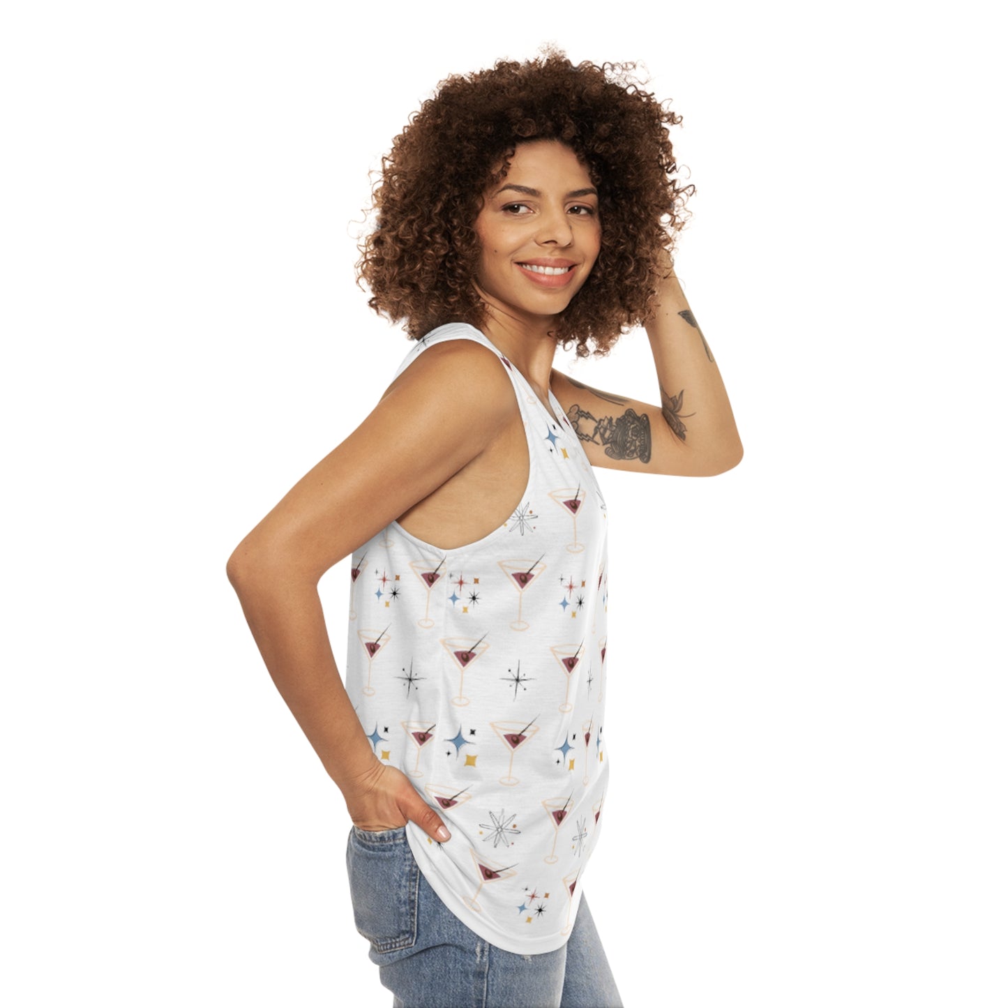 Cocktail Unisex Tank Top