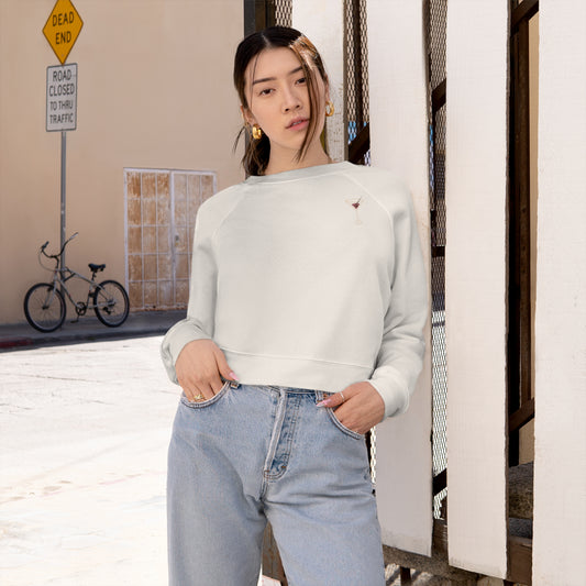 Cocktail Cropped Fleece Pullover