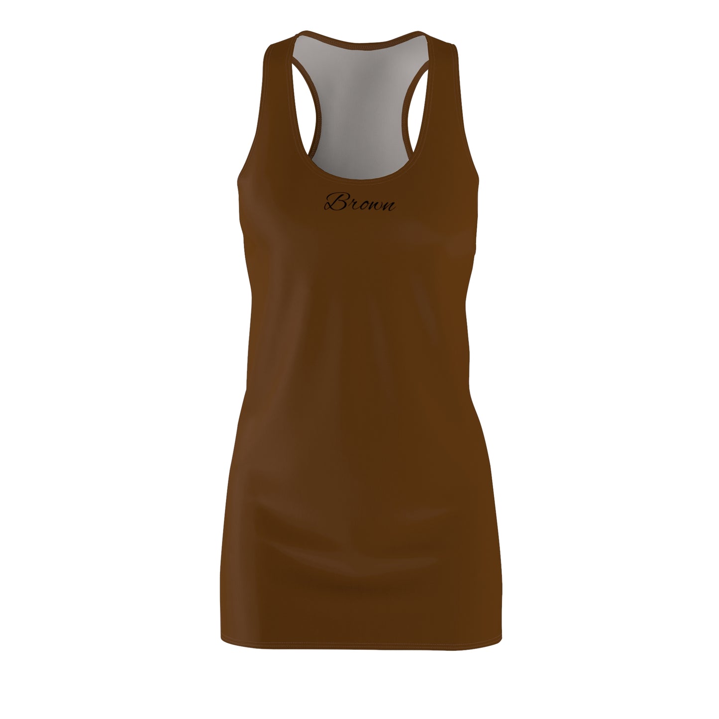 "Brown" Racerback Dress